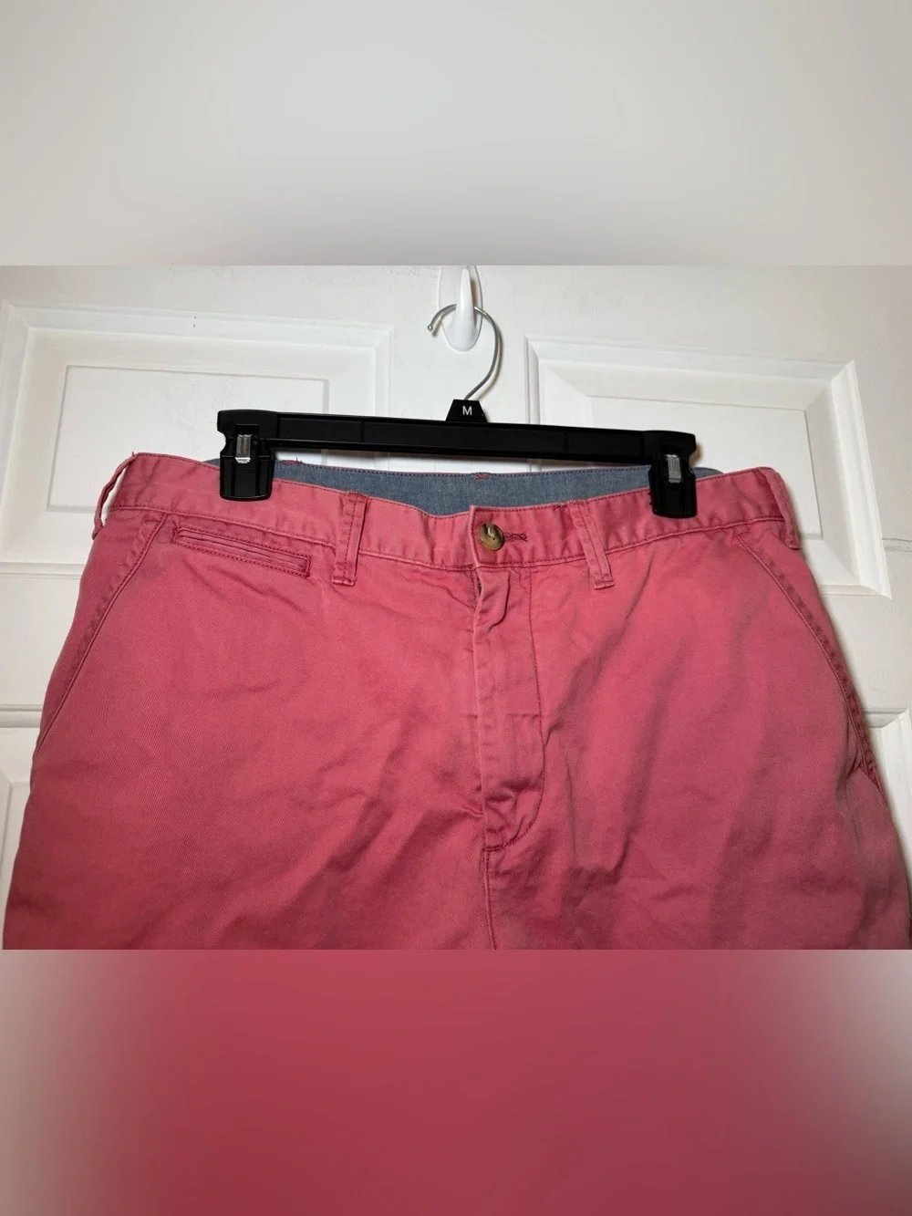 Polo Ralph Lauren Men’s Relaxed Fit Salmon Pink Chino Shorts Sz 32 Preppy Summer